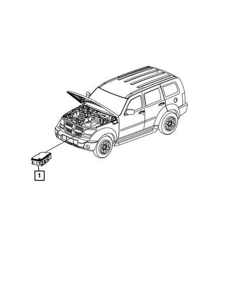 Keys, Modules and Engine Controllers for 2009 Dodge Nitro #5