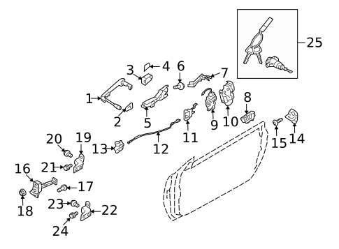 Door for 2013 Hyundai Genesis Coupe #1