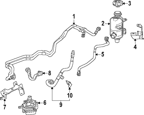Hoses & Lines for 2025 Cadillac ESCALADE IQ #2