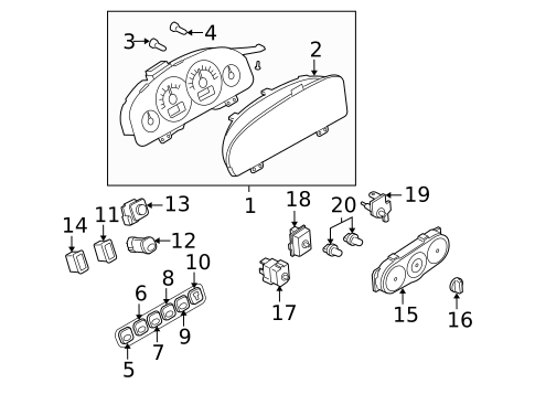 Air Bag Components for 2007 Ford Escape #4