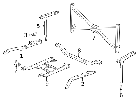 Interior Trim - Rear Body for 2014 Honda Accord #1