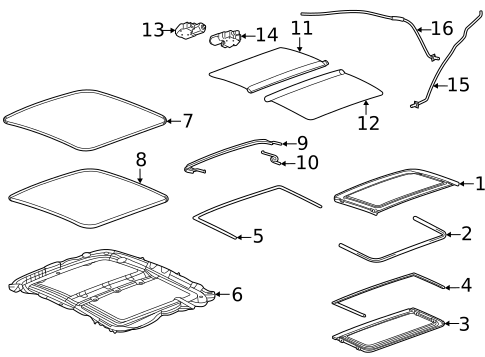 Sunroof for 2022 Cadillac CT5 #0