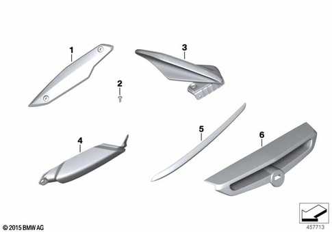 Motorcycle Trim Section, Windshield for 2026 BMW-Motorrad K 1600 GT #32