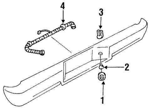 License Lamps for 2021 Chevrolet Malibu #2