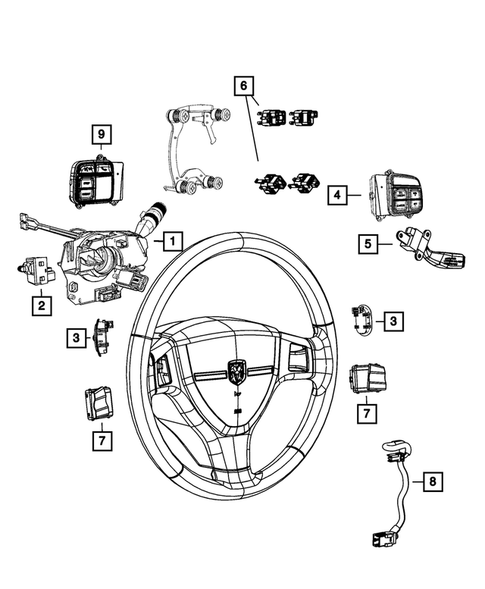 Switches for 2014 Dodge Grand Caravan #1