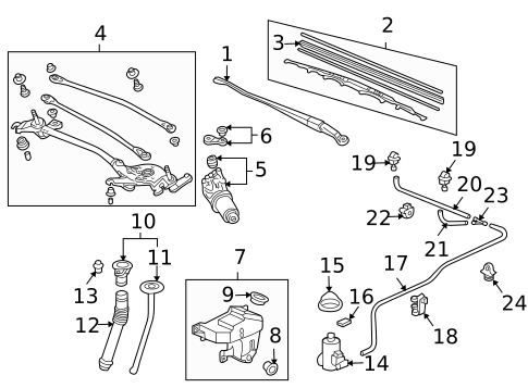 Wiper & Washer Components for 2004 Honda Civic #3