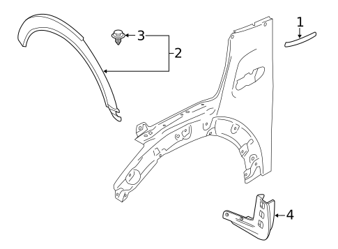 Exterior Trim - Fender for 2015 Mini Cooper #1