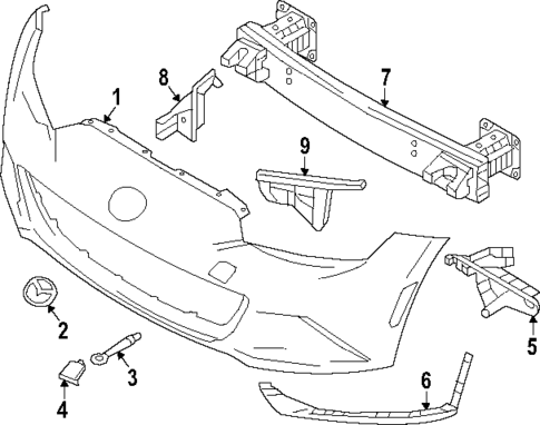 Bumper & Components - Front for 2024 Mazda MX-5 Miata #0