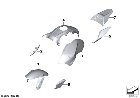 Painted Parts for 2023 BMW-Motorrad R 1250 R #2