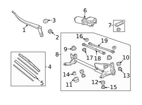 Wipers for 2010 Honda Accord #0