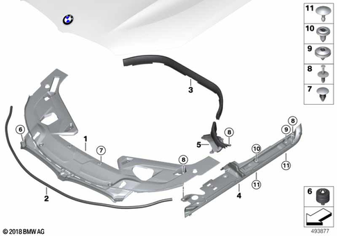 Hood for 2026 BMW BMW ALPINA B8 #1