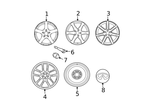 Wheels for 2007 INFINITI G35 #1