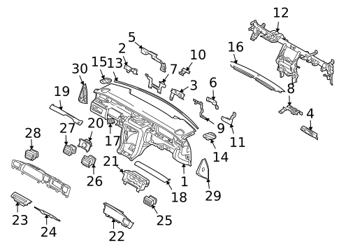 Automatic Temperature Controls for 2004 Kia Amanti #0
