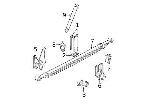 Rear Suspension for 2005 Chevrolet Suburban 1500 #2