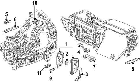 Anti-Theft Components for 2025 Cadillac XT4 #0