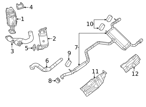 Exhaust Components for 2011 Chrysler 200 #0