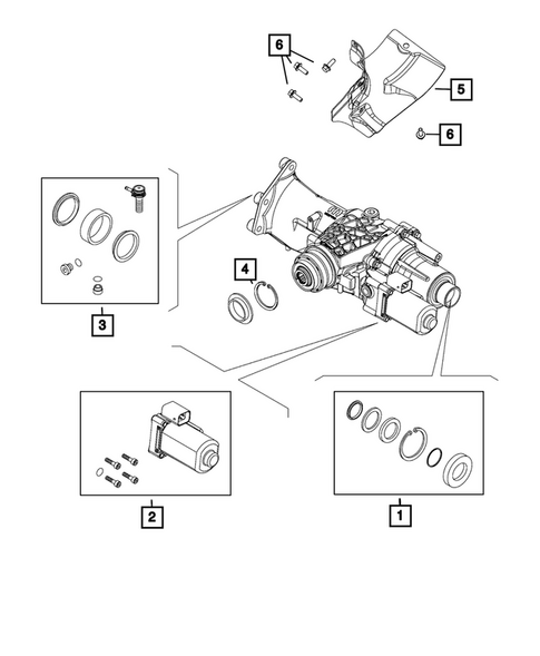 Transfer Case and PTU Assembly for 2023 Jeep Renegade #1
