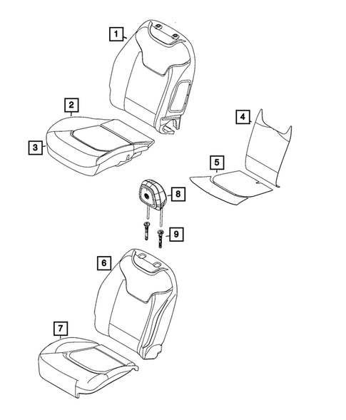 Front Seats - First Row for 2024 Dodge Hornet #2