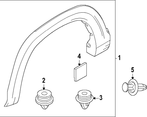 Exterior Trim - Fender for 2021 Mazda CX-30 #3