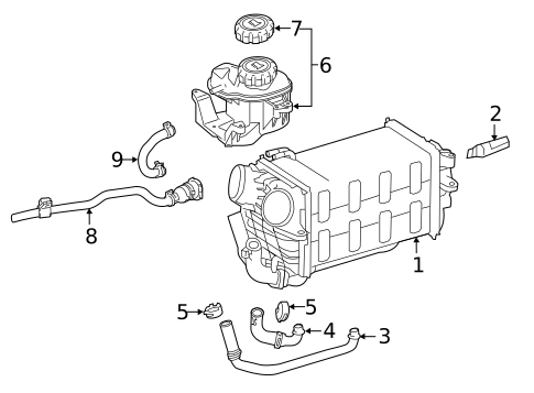 Intercooler for 2015 Mercedes-Benz C400 #1