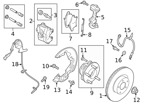 Hardware, Fasteners & Fittings for 2018 Ford Fusion #1