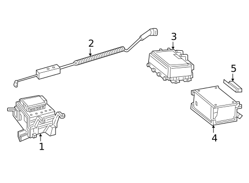 Electrical Components for 2018 Mercedes-Benz GLE550e #4