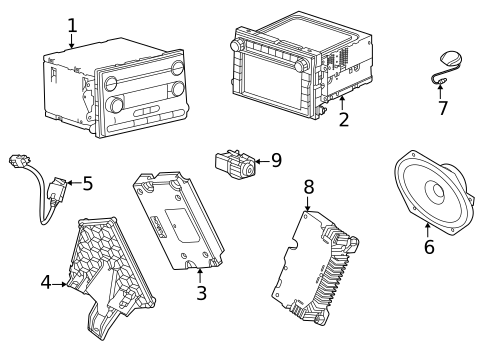 Antenna & Radio for 2019 Ford E-450 Super Duty #1