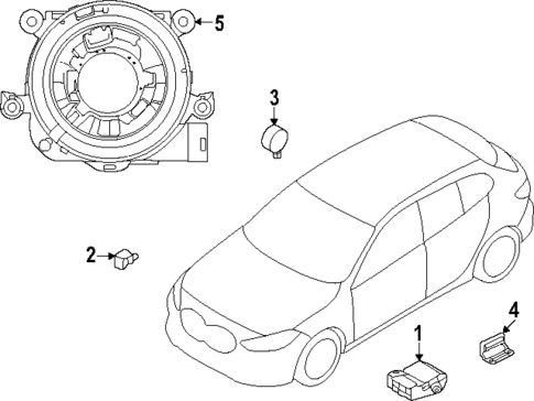 Air Bag Components for 2025 BMW 330i #11