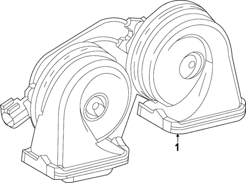 Horn for 2025 Cadillac LYRIQ #0