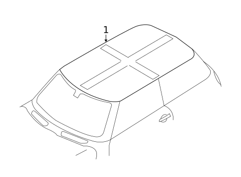 Stripe Tape for 2013 Mini Cooper #12