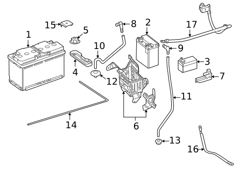 Battery for 2015 Mercedes-Benz ML400 #0