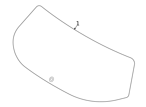 Glass - Lift Gate for 2022 Kia Seltos #0