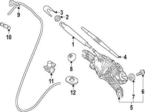 Wipers for 2023 Kia Niro #1