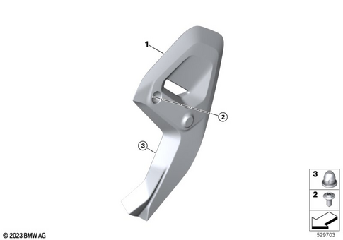 Motorcycle Trim Section, Windshield for 2023 BMW-Motorrad R 1300 GS #13