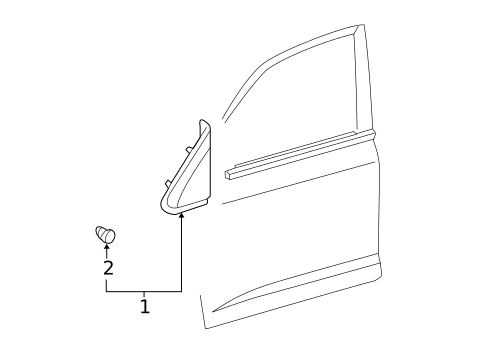 Exterior Trim - Pillars for 2020 Lexus LX570 #1