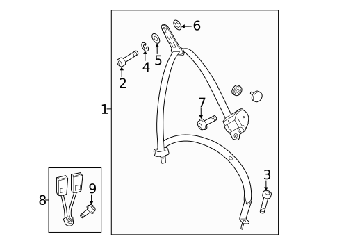 Third Row Seat Belts for 2021 Mercedes-Benz E 450 #0