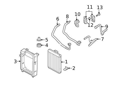 Oil Cooler for 2009 BMW X5 #0