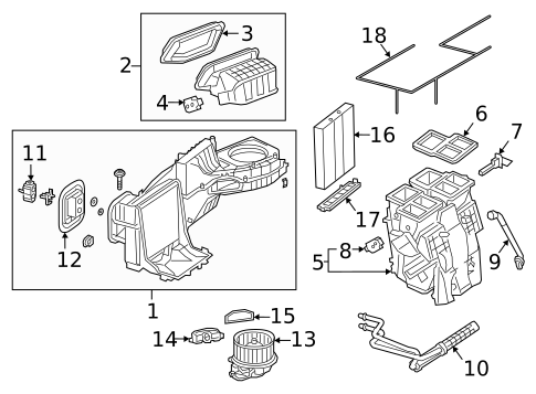 Blower Motor & Fan for 2021 Mercedes-Benz A 35 AMG® #0