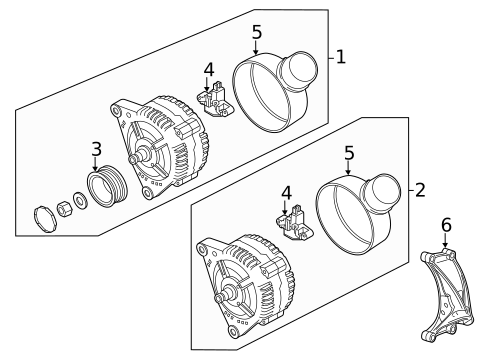 Alternator for 2014 Audi Q7 #1