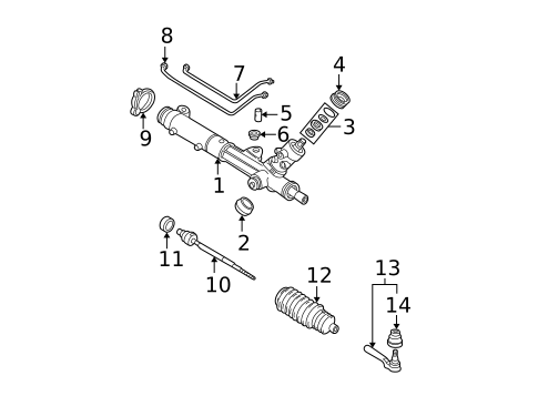Steering Gear & Linkage for 1993 Chevrolet Camaro #0