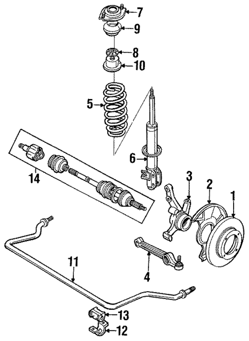 Front Brakes for 1985 Chevrolet Sprint #0
