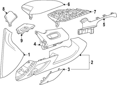 Instrument Panel Components for 2024 Chevrolet Trax #0
