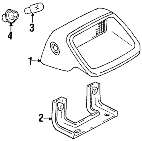 Bulbs - Chassis for 2000 Ford Escort #1