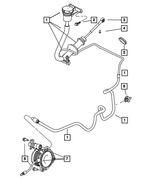 Clutch Controls for 2004 Chrysler PT Cruiser #3