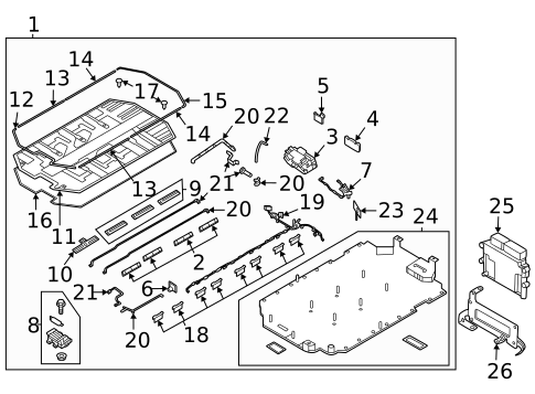 Battery for 2023 Kia EV6 #0