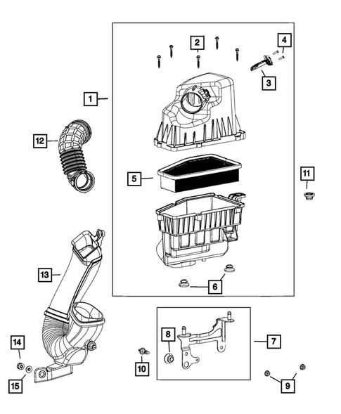 Air Cleaner for 2019 Jeep Cherokee #3