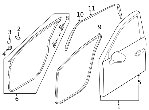 Door & Components for 2018 Mazda CX-5 #1