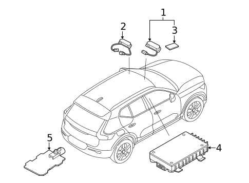 Communication System Components for 2026 Volvo EC40 #5