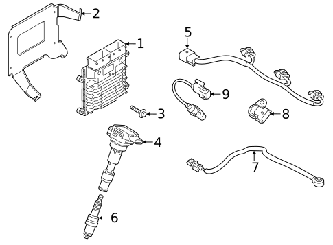 Powertrain Control for 2023 Hyundai Palisade #0