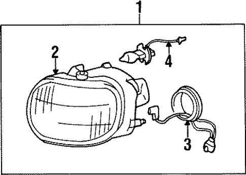 Fog Lamps for 1998 Lexus SC400 #0